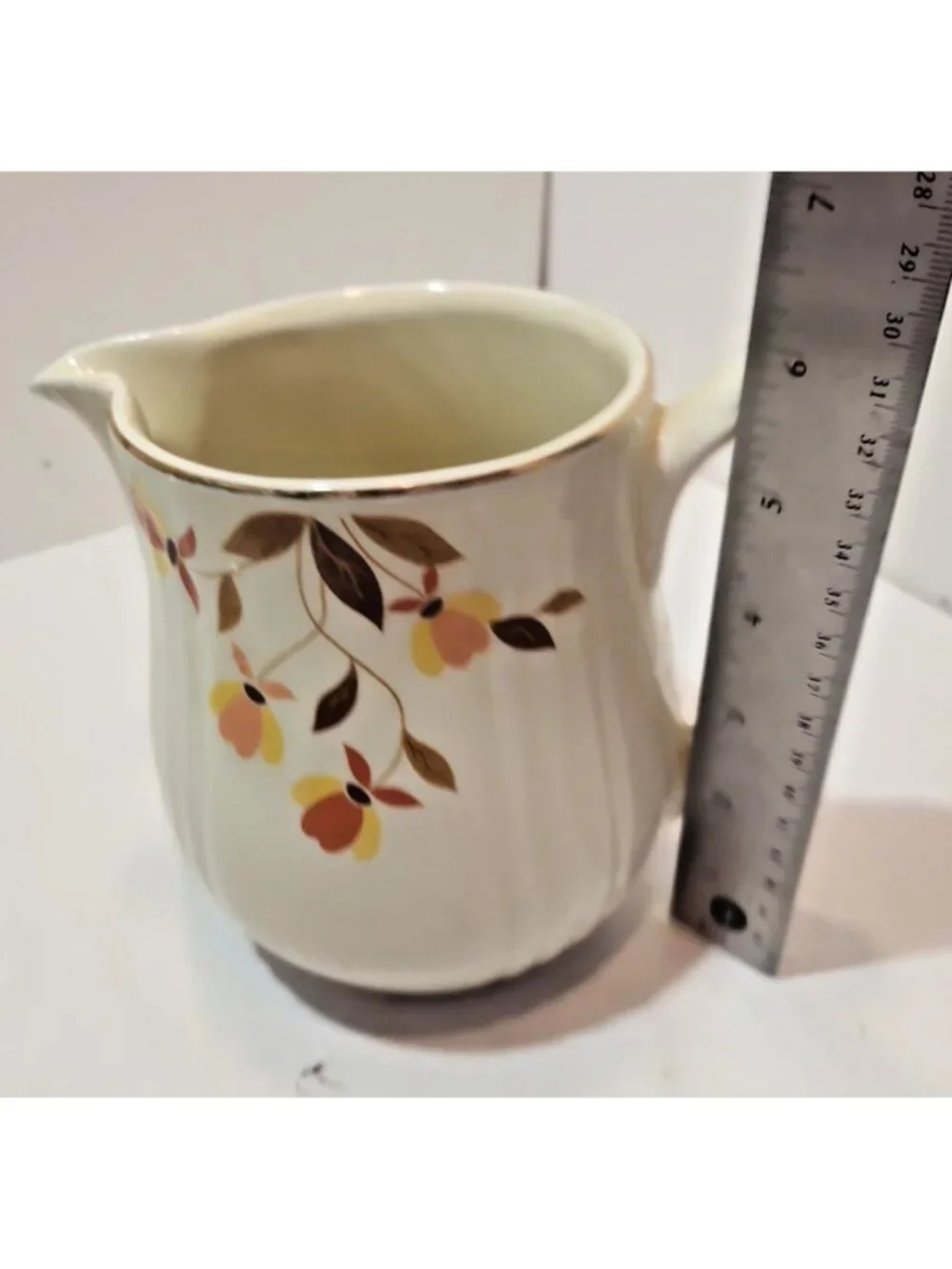 Vintage Hall Autumn Leaf Water/Milk Pitcher Mary Dunbar